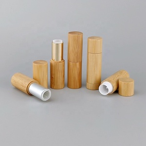 Tube de baume à lèvres en <span class=keywords><strong>bambou</strong></span> vide, mini-contenant cosmétique pour rouge à lèvres, tube de maquillage en <span class=keywords><strong>bambou</strong></span> - Product Image 1