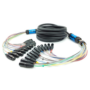 Câble <span class=keywords><strong>QAN</strong></span> 12 canaux Câble de signal multicœur coloré en PVC Amplificateur de mélangeur Câble serpent pour la transmission de signal multicanal - Product Image 5