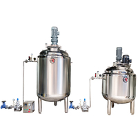 Certification CE ISO EU, mélangeur cosmétique 500L, mélangeur de détergent liquide, machine à fabriquer du savon liquide, réservoir de mélange