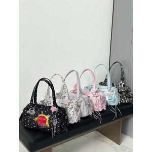 Bolsa de Mano de Nailon al por Mayor, Ligera, Moderna, con Diseño de Estrella, Gran Capacidad, <span class=keywords><strong>Kawaii</strong></span>, Estilo Japonés, para Mujer - Product Image 1