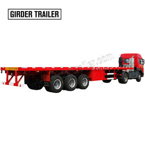 Vente chaude Châssis de conteneur de qualité Cimc Industriel 12,5m <span class=keywords><strong>Quest</strong></span> 40 pieds 3 essieux 60t Semi-remorque à plateau plat en acier Large verrouillage - Product Image 3