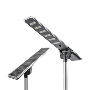 ไฟถนนโซลาร์เซลล์ LED สำหรับภายนอกอาคาร ปรับแต่งได้ 10W-80W พร้อมเสาเหล็ก 8 เมตร สำหรับถนนและสวน IP66 - Product Image 1