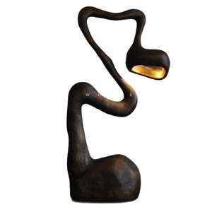 Lámpara de Pie Artística Whitelily con Luz LED, Altura Ajustable, para Sala de Estar o Estudio - Product Image 5
