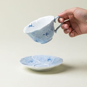 Taza de Café Pintada a Mano, Exquisita Taza de Cerámica para el Hogar, Serie de Tazas de Agua, Taza de Té de Regalo, Cuchara Pistil - Product Image 3