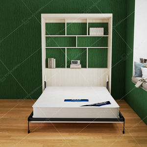 Lits pliants muraux Murphy en contreplaqué, convertibles, modernes, en bois, sur mesure, taille double, queen, king, gain de place - Product Image 6