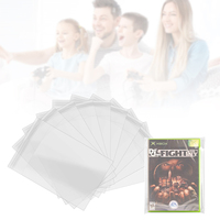 Sacs de protection OPP ultra-transparents auto-adhésifs refermables pour boîtes de disques de jeu ou manuels Xbox 360