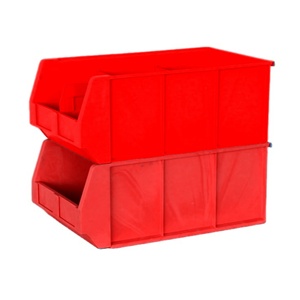 Grandi dimensioni pesanti in plastica PP scaffalature 500*300*200 contenitori di stoccaggio impilabili per Rack o schedario - Product Image 5