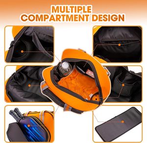 Personnalisé Dames Néoprène Bandoulière Pickleball Paddle Holder Balles Fourre-Tout De Stockage Femmes Sport Sling Épaule Sac À Main Raquette De Tennis Sac - Product Image 4