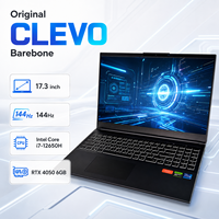 Portátil para Juegos CLEVO Original, Nuevo, de 17.3 Pulgadas, 144HZ, Intel Core I7 12650H de 12.ª Generación, RTX 4050, 64GB de RAM, 1TB SSD