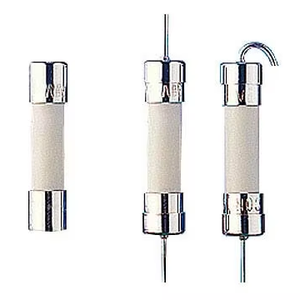 Fusible de tube en céramique à plomb radial certifié RoHS TUV à action rapide 63mA-25A 600V pour la protection des circuits haute tension - Product Image 1