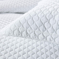 Couvre-lit en coton à fleurs de luxe ensemble de couette couleur unie Patchwork couverture 3 pièces pour roi reine taille liquidation vente
