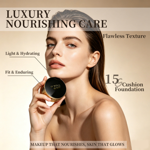 O'ROLA Marque Privée <span class=keywords><strong>Fond</strong></span> <span class=keywords><strong>de</strong></span> <span class=keywords><strong>Teint</strong></span> Coussin Bifida Niacinamide Correcteur Hydratant Crème BB OEM Logo Personnalisé 15g Éclaircissant Hydratant - Product Image 3