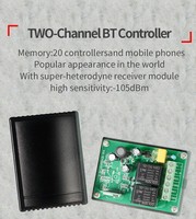Télécommande de porte de garage sans fil YET402PC à deux canaux de haute qualité, 433,92 MHz, interrupteur, récepteur RF universel AC 90~240V