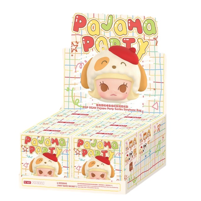 Hot Sale 20255 100% Original POPMART Bubble Cute Pajamas Party Series Headphones Bag DIMOO Blind Box Surrounding Gifts