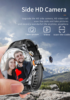 Reloj Inteligente 4G Popular con Pantalla HD Grande, 32GB, GPS, WiFi, Llamadas, Cámara, Monitor de Ritmo Cardíaco, Fitness, IP67, Monitor de Sueño, Correa de Silicona Magnética