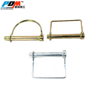 Mạ kẽm Snap mùa xuân linch Pin Pari điện kẹp với chuỗi và vòng chìa khóa - Product Image 4