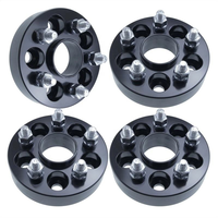 Entretoises de roue centrales chromées en aluminium billette 6061 T6 PCD 6x139.7 M12X1.5 M12x1.25 35mm pour Hilux LC70/LC80/LC100/LC200/LC300
