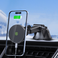 Nouvel arrivage Support de téléphone à ventouse 360 Rotation Support de téléphone Support magnétique en métal pour téléphones universels