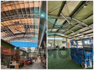 Ventilador de Techo HVLS Vintage de Grado Aeronáutico de 4.3m 5m, Resistente a Caídas, con Control Remoto de Pared para Salas de Exposiciones y Arenas Interiores - Product Image 4