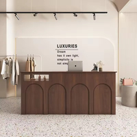 Comptoir de réception personnalisable, durable, écologique, moderne en MDF, couleurs au choix, pour salon de beauté, hôtel, boutique, caisse