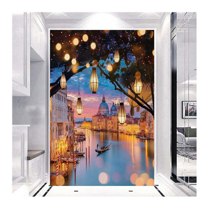 <span class=keywords><strong>Paysage</strong></span> DIY 5D Diamant Peinture <span class=keywords><strong>Mer</strong></span> Ville <span class=keywords><strong>Paysage</strong></span> Marin Diamant Broderie Pleine Perceuse Peintures Photos Artisanat Décoration Maison Kits - Product Image 1