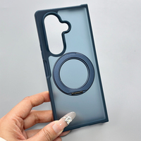 Funda Plegable Moderna JOYPORODO B486 con Soporte para Teléfono, para Samsung Z Flip Fold 8, Funda Transparente Resistente a Golpes para Motorola