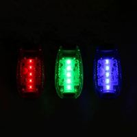 Lampe de sécurité LED personnalisée en ABS à motif géométrique – Cadeau promotionnel pour une visibilité accrue pour les coureurs, les joggeurs et les cyclistes