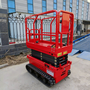 Plataforma Elevadora <span class=keywords><strong>de</strong></span> <span class=keywords><strong>Tijera</strong></span> Móvil Eléctrica P-1000 con Orugas, <span class=keywords><strong>Mini</strong></span> Plataforma <span class=keywords><strong>de</strong></span> Trabajo Aérea Hidráulica con Certificación CE ISO - Product Image 4