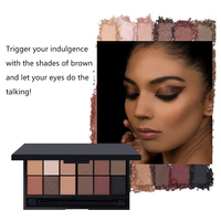Vendeur personnalisé 12 couleurs violet longue durée ombre à paupières mat miroitant maquillage cosmétiques hautement pigmenté rose fard à paupières Palette