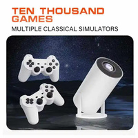 YDH-F300 Pro 2025 Nouveau projecteur de jeu 3D portable avec lecture vidéo 800 ANSI Smart 4K HD 2G RAM pour projecteur de jeu Android 12