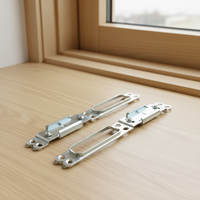 Iron Screw Installation Fasteners Steel Latch Strike Plate Mortise Door Lock Use It with Pvc Doors and Aluminum Doors
