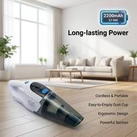 Mini aspirateur sans fil à charge rapide Type-C, aspirateur portatif sans fil pour voiture, batterie 2200 mAh, 5 kPa, pour la maison