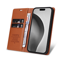 Étui portefeuille en cuir pour IPhone 15 Pro Max 16 Plus 14 Pro Max 13 12 11 Étui de téléphone style livre pour IPhone 17 Pro Max 17 Air