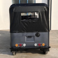 Triciclo de Pasajeros Semicerrado de 12 Asientos, de Gasolina, con Motor de 350CC, Motocicleta de 3 Ruedas, Tuk Tuk, en Oferta