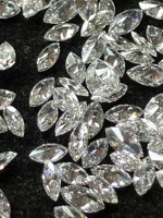 Diamantes Sueltos en Forma de Marquesa, Cultivados en Laboratorio, CVD HPHT, Corte Excelente, VVS VS, Color E, para Joyería, 1 Quilate