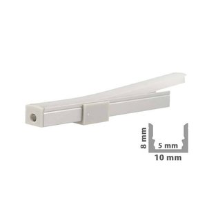 3 metri Super sottile 6mm in alluminio anodizzato LED Bar canale profilo applicazione industriale materiale in lega per il taglio della saldatura