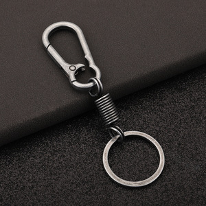 Popular Laser Engraved Zinc Alloy Carabiner Keychain Durable Practical <strong>Small</strong> Business <strong>Gift</strong> <strong>for</strong> <strong>Men</strong> Women YJ196 Hang Waist - Product Image 3