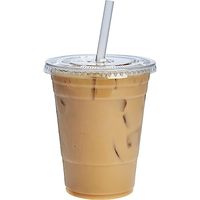 Le matériel en plastique jetable d'animal familier de tasse de boisson froide de thé de lait peut être personnalisé avec le couvercle