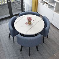 Ensemble de 4 chaises de salle à manger pliantes multicolores en bois, style échelle antique, gain de place, pour la maison, le salon ou les petits appartements