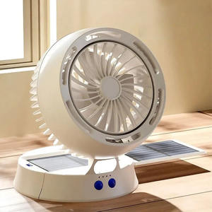 Ventilador con Carga Solar, Ventilador Pequeño, para Acampar al Aire Libre, Ventilador Pequeño Multifuncional, para Tienda de Campaña, Camping, Portátil - Product Image 1