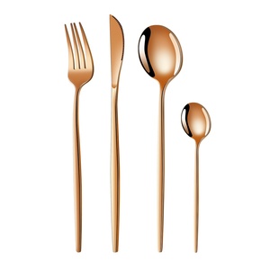 Offre Spéciale – Ensemble de Couverts Occidentaux en Acier Inoxydable, Style Portugais, 24 Pièces, Poli Miroir, Design Minimaliste Moderne – Couteau à Steak, Fourchette, Cuillère - Product Image 2