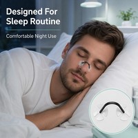 Dilatateur Nasal Magnétique en Silicone Certifié CE Anti-Ronflement Aide au Sommeil Clip Nasal Vente en Gros pour les Deux Sexes