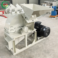 Broyeur de bois forestier puissant, machine à broyer les disques de bois, broyeur de copeaux de bois, broyeur de biomasse
