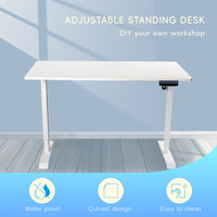 Cadre de bureau pour centres de formation à hauteur réglable, à moteur unique, sur mesure, silencieux, optimisant l'aménagement de l'espace de travail, améliorant l'expérience utilisateur