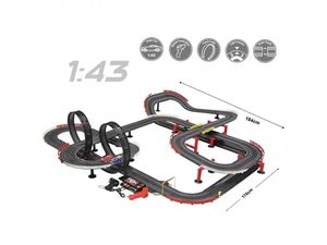 <span class=keywords><strong>Circuit</strong></span> de <span class=keywords><strong>train</strong></span> électrique en plastique ABS avec télécommande - Autorama Racing <span class=keywords><strong>Circuit</strong></span> Slot Cars à l'échelle 1:64 pour garçons - Product Image 5