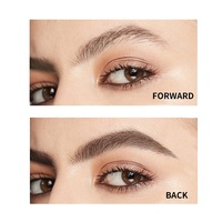 Maquillage des yeux crayons à sourcils longue durée sourcils meilleure marque imperméable or végétalien Slim crayon à sourcils marque privée personnalisé