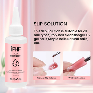 Solución de deslizamiento de uñas de polietileno líquido de 60ml para gel de construcción rápida, limpiador brillante de superficie acrílica para decoración de uñas - Product Image 5