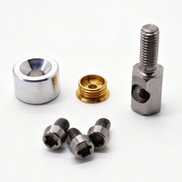 Kit de Fijaciones Mecanizadas por CNC Personalizadas, Multimaterial, Aluminio, Latón, Acero Inoxidable, Componentes de Torneado de Precisión para Equipos
