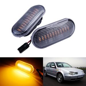 Luz Indicadora Lateral LED Ámbar para VW T5 Golf Polo 3 4 Caddy Bora Jetta Fox Seat <span class=keywords><strong>Altea</strong></span> Ibiza Leon Ford, Luz de Señal de Giro - Product Image 2