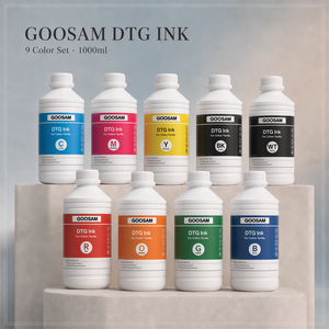 หมึกเติม DTG 9 สี ใช้ได้กับเครื่องพิมพ์ Brother GT3 คุณภาพสูง พิมพ์ลงบนผ้าโดยตรง ขายส่งจากโรงงาน - Product Image 1